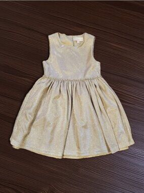 Biscotti Gold Dress Size 6